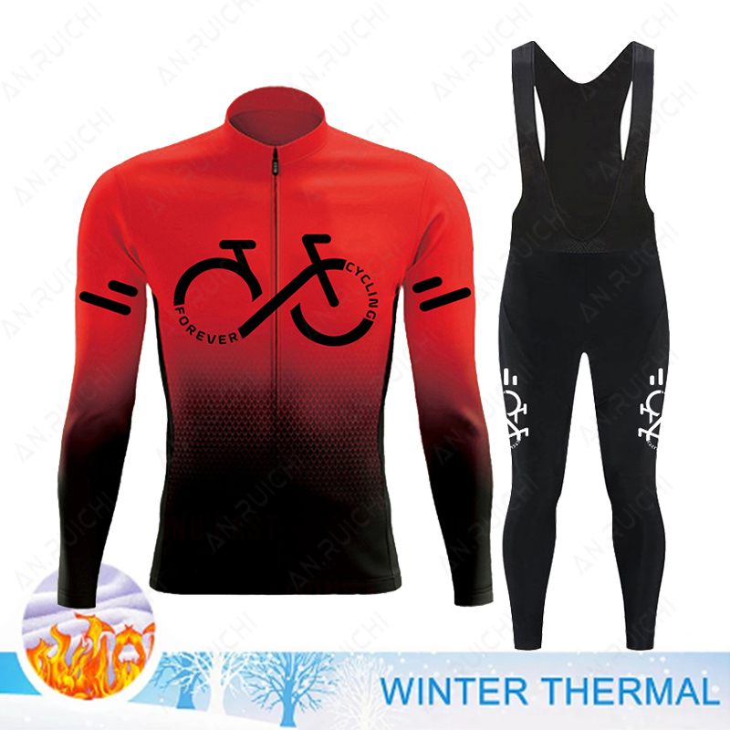 2023 Winter Thermal Fleece Cyc - đánh giá và giá Cycling Gear Jersey