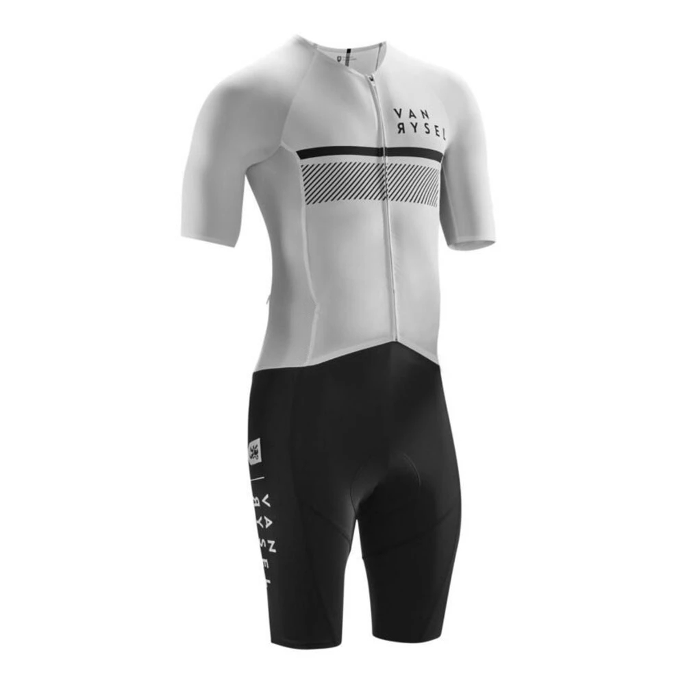 Vanrysel White/black One-piece - đánh giá và giá Cycling Gear Brands